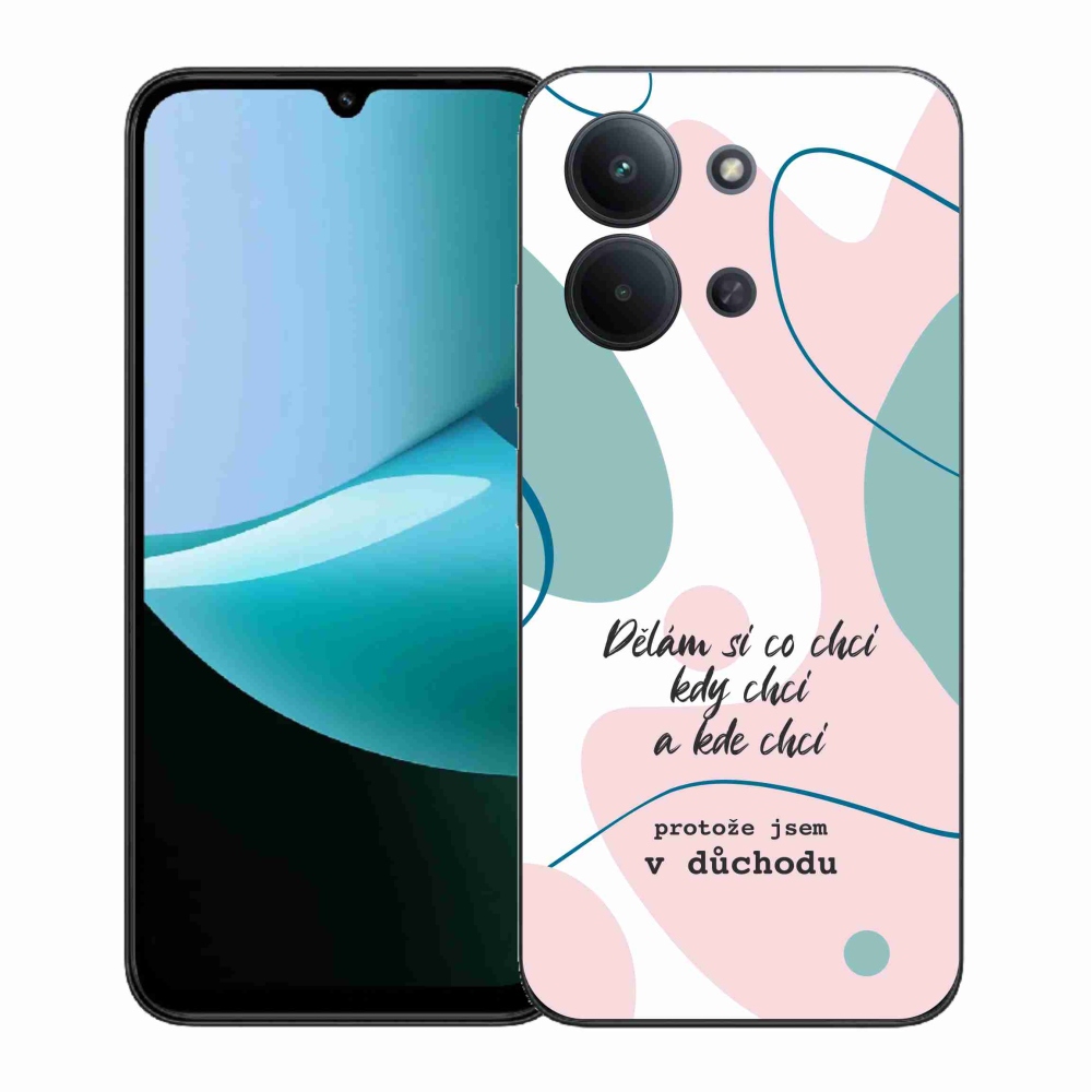 Gél borító mmCase a Xiaomi Redmi 15C 4G (171mm)/Poco C85 4G (171mm) - vicces szöveg 10 fehér háttérrel