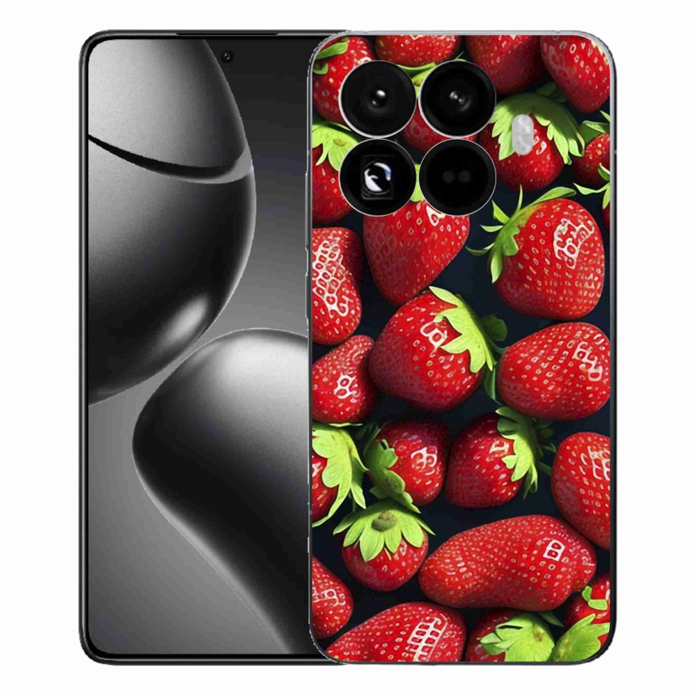 Gél borítás mmCase a Xiaomi 15T Pro számára - eper