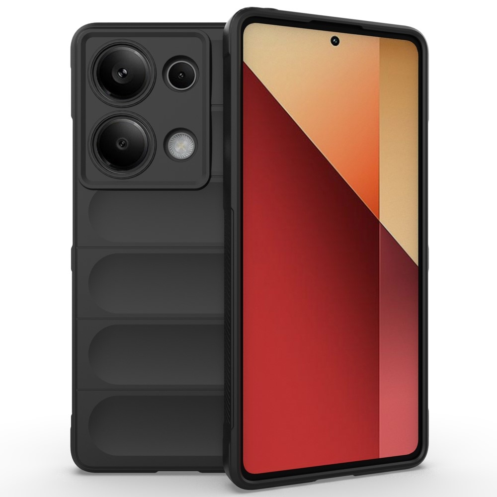 Rugg tartós zselés tok Xiaomi Redmi Note 13 Pro 4G/Poco M6 Pro - fekete