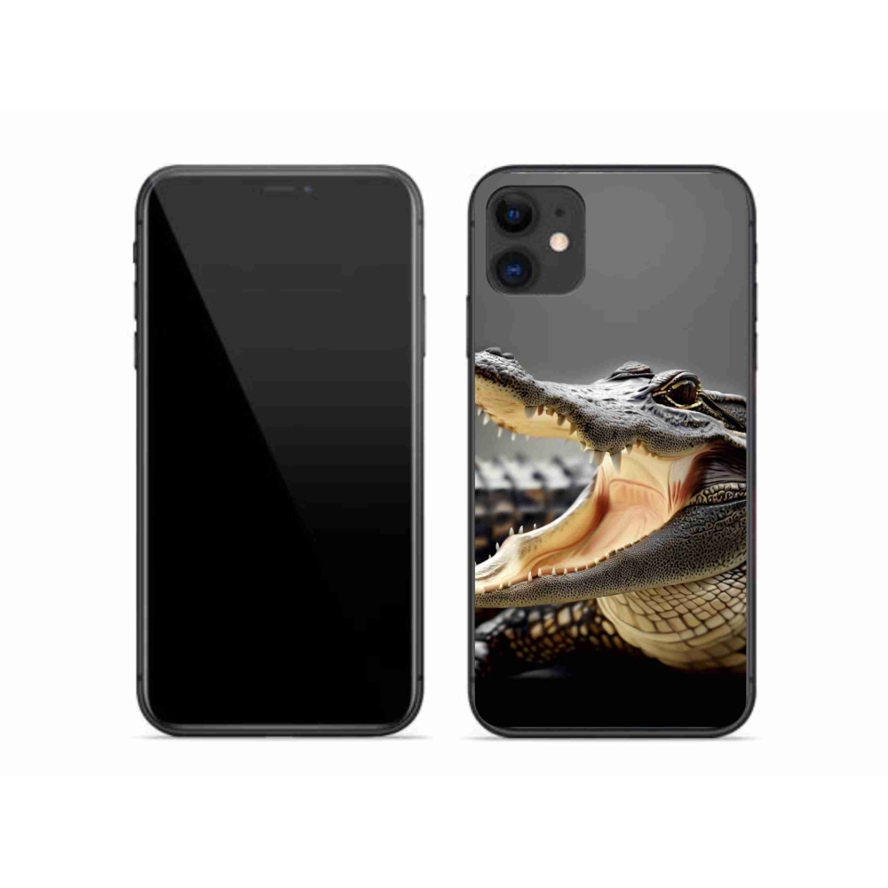 Zselés borítás mmCase iPhone 11 készülékhez - krokodil