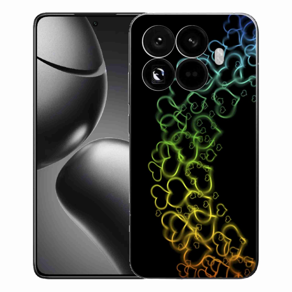 Gél borítás mmCase a Xiaomi 15T Pro számára - színes szívek
