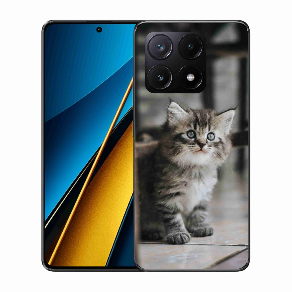 Gél borítás mmCase a Xiaomi Poco X6 Pro 5G számára - cica