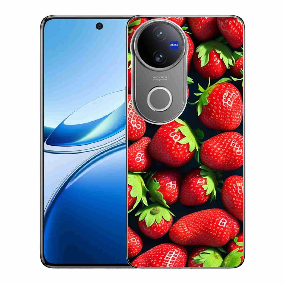 Zselés borítás mmCase a Vivo V50 5G készülékhez - eper