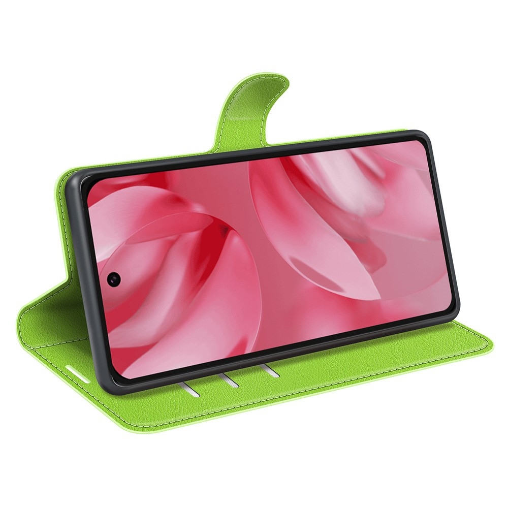 Litchi könyv tok a Google Pixel 10 számára - zöld