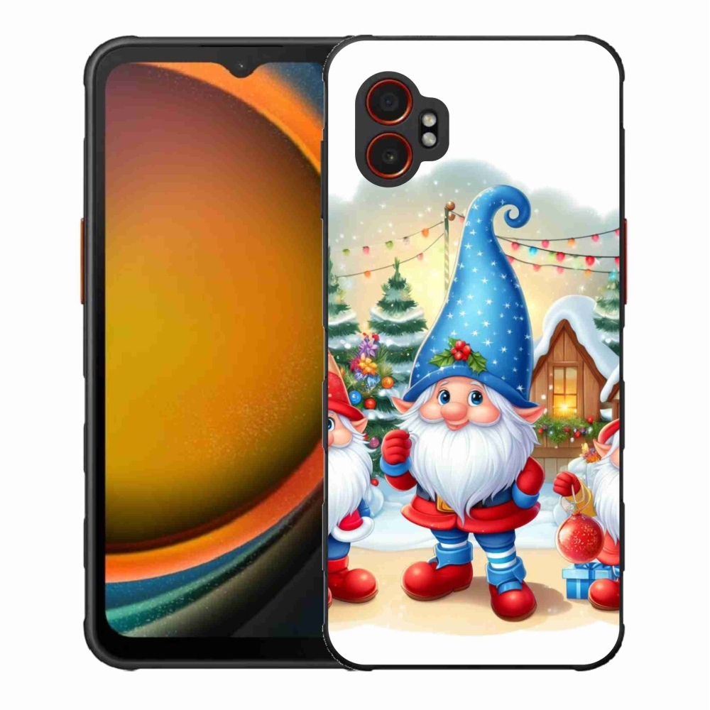 Gél borítás mmCase Samsung Galaxy Xcover 7 Pro - karácsonyi manókhoz