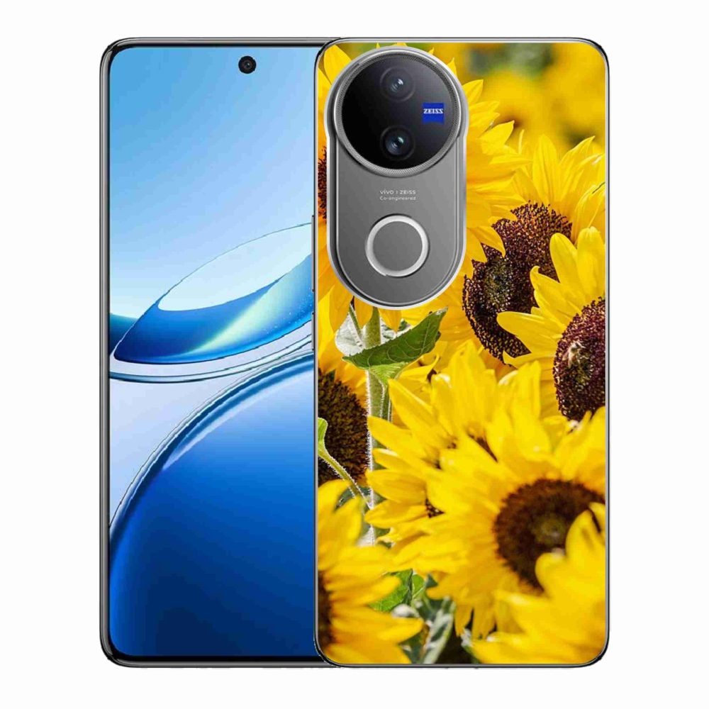 Zselés borítás mmCase a Vivo V50 5G készülékhez - Napraforgó