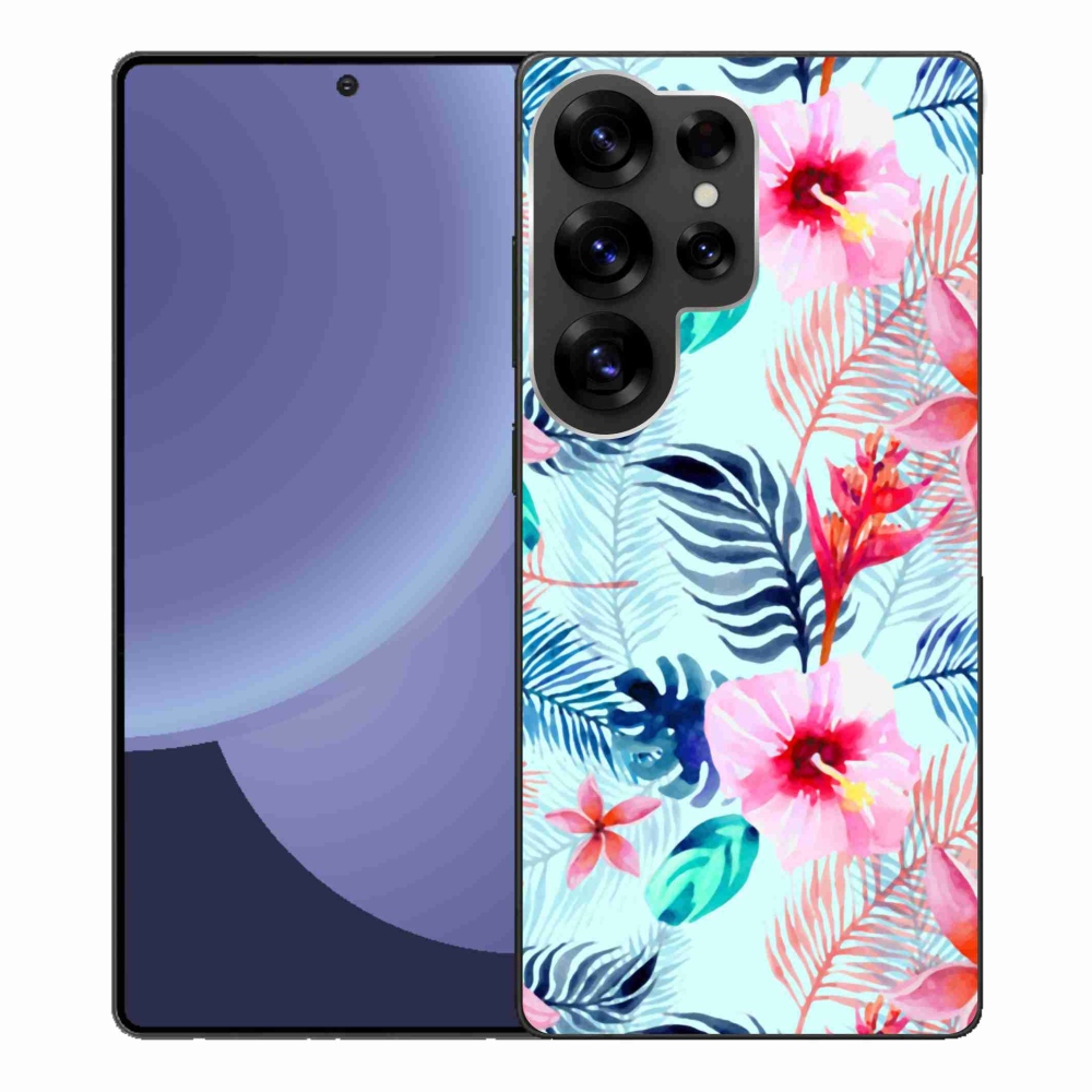 Gél védőhuzat mmCase Samsung Galaxy S25 Ultra - virágok