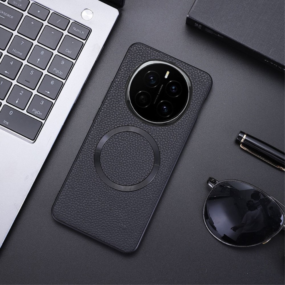 Luxus zselés tok MagSafe támogatással a Honor Magic 7 Pro 5G számára - fekete