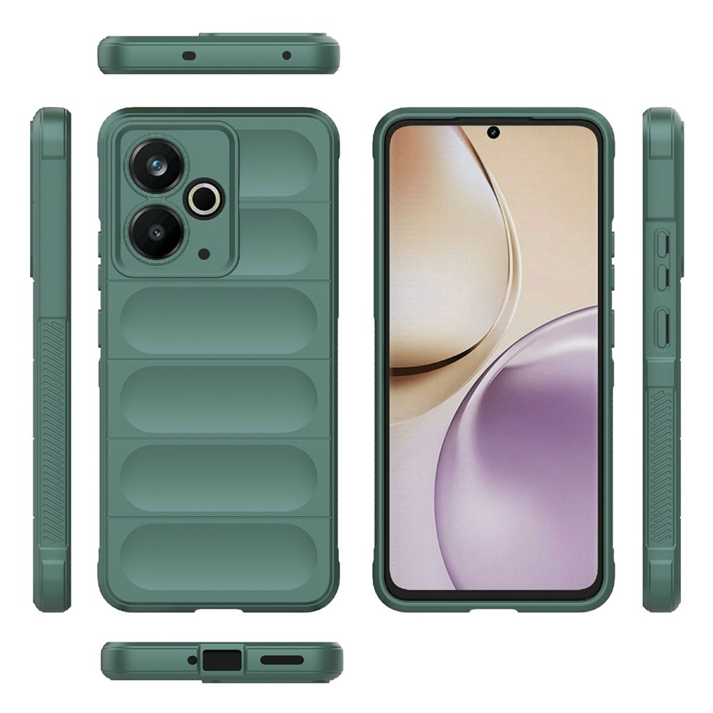 Rugg tartós zselés tok a Realme 14T 5G készülékhez - zöld