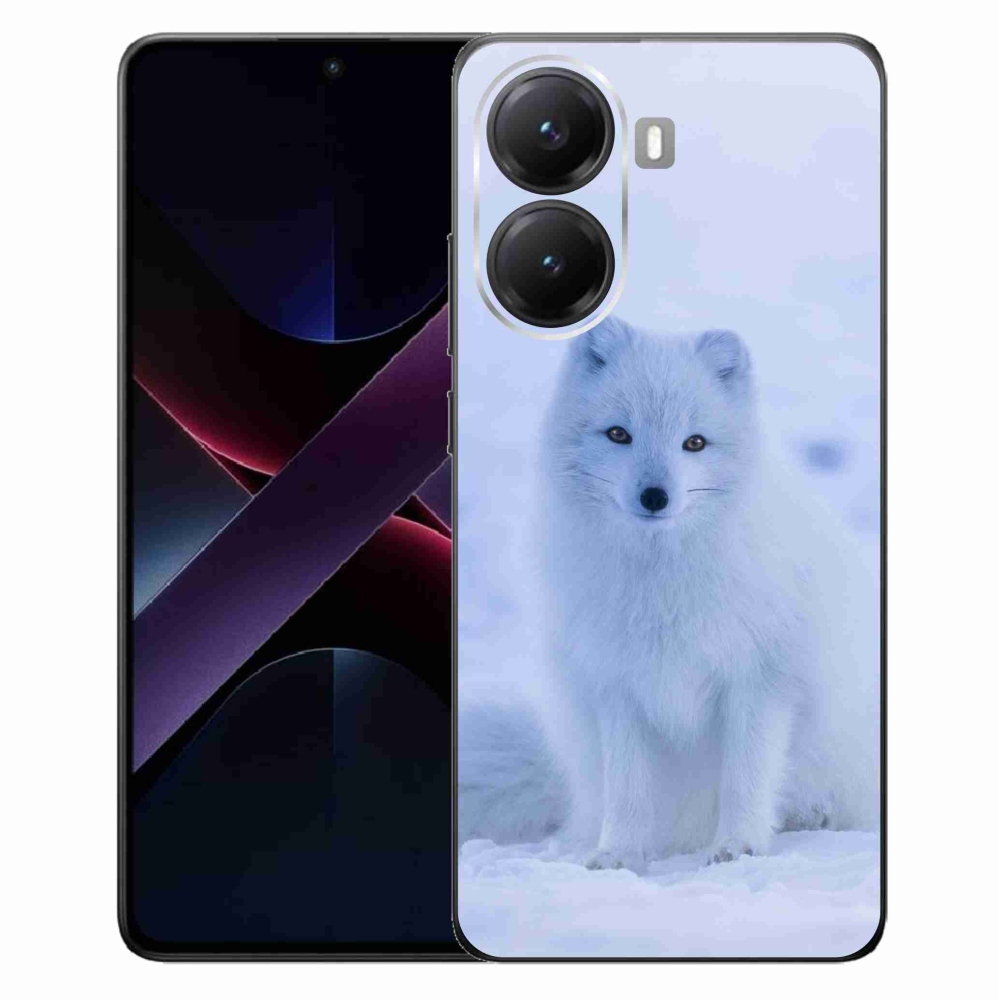 Gél borítás mmCase a Xiaomi Poco X7 Pro 5G-hez - polár róka