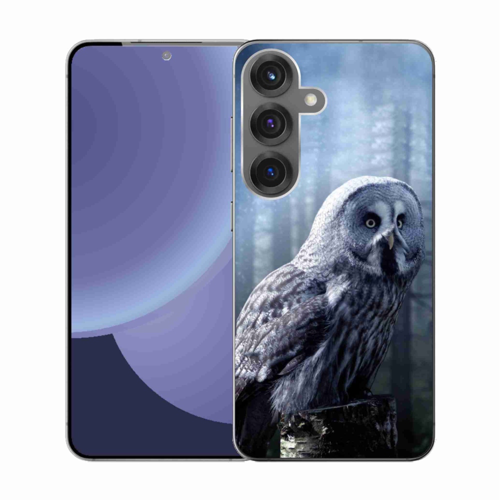 Gél védőhuzat mmCase Samsung Galaxy S25 készülékhez - bagoly