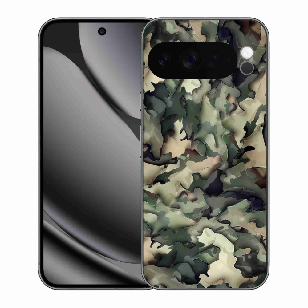 Zselés borítás mmCase a Google Pixel 10 Pro XL-hez - terepszínű minta 9