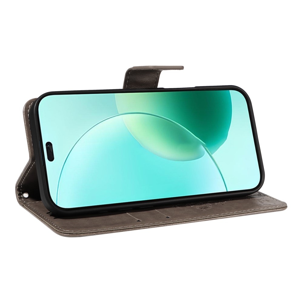 Fák könyvtáska Honor 400 Lite-hoz - szürke