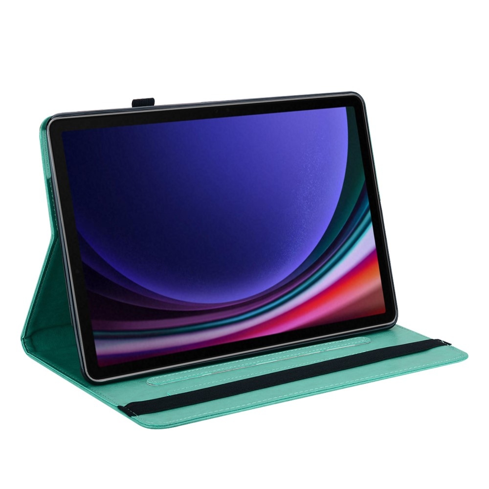 Fát záró tok Samsung Galaxy Tab S9/Tab S10 készülékhez - zöld