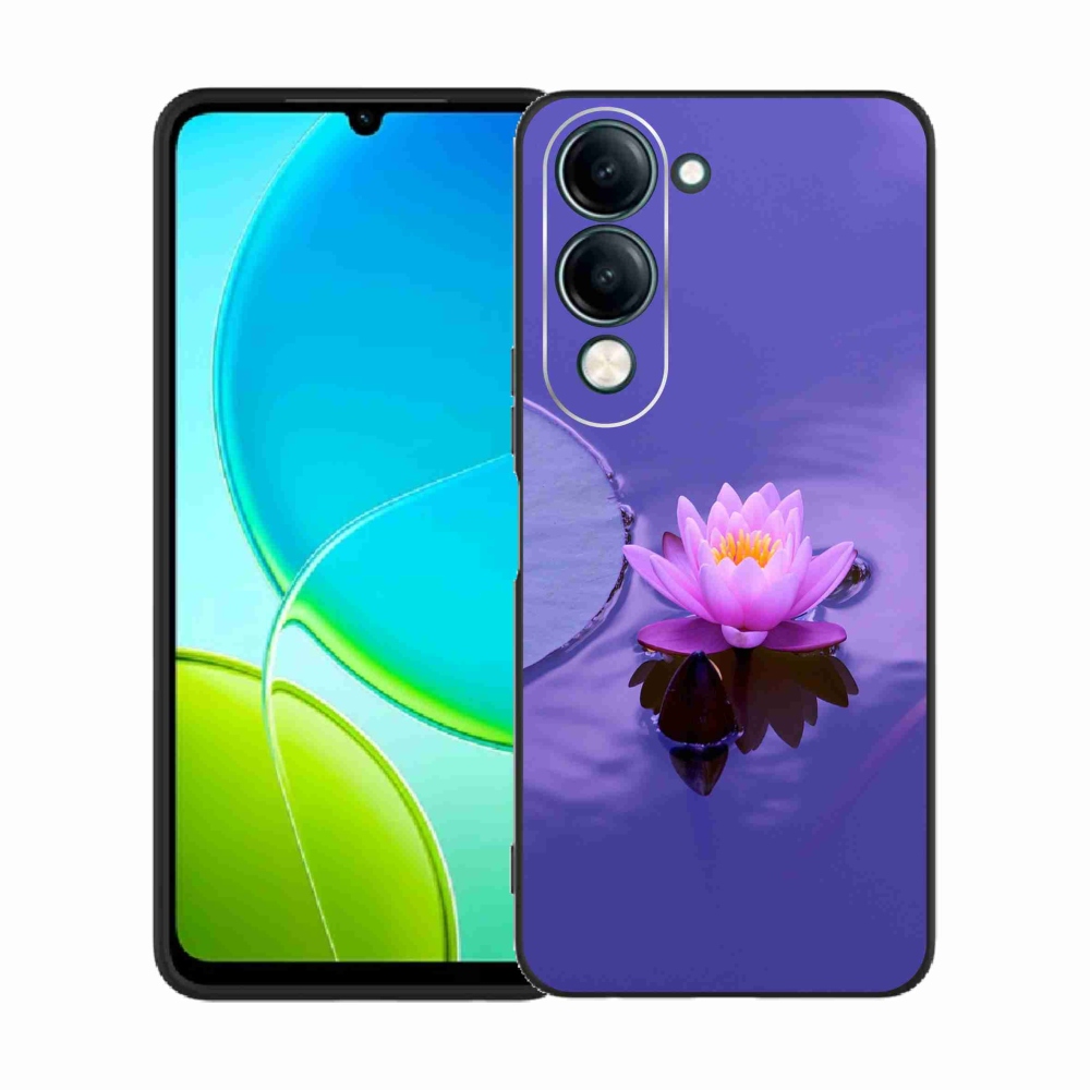 Gél borító mmCase a Vivo Y29s 5G-hez - virág a felületen