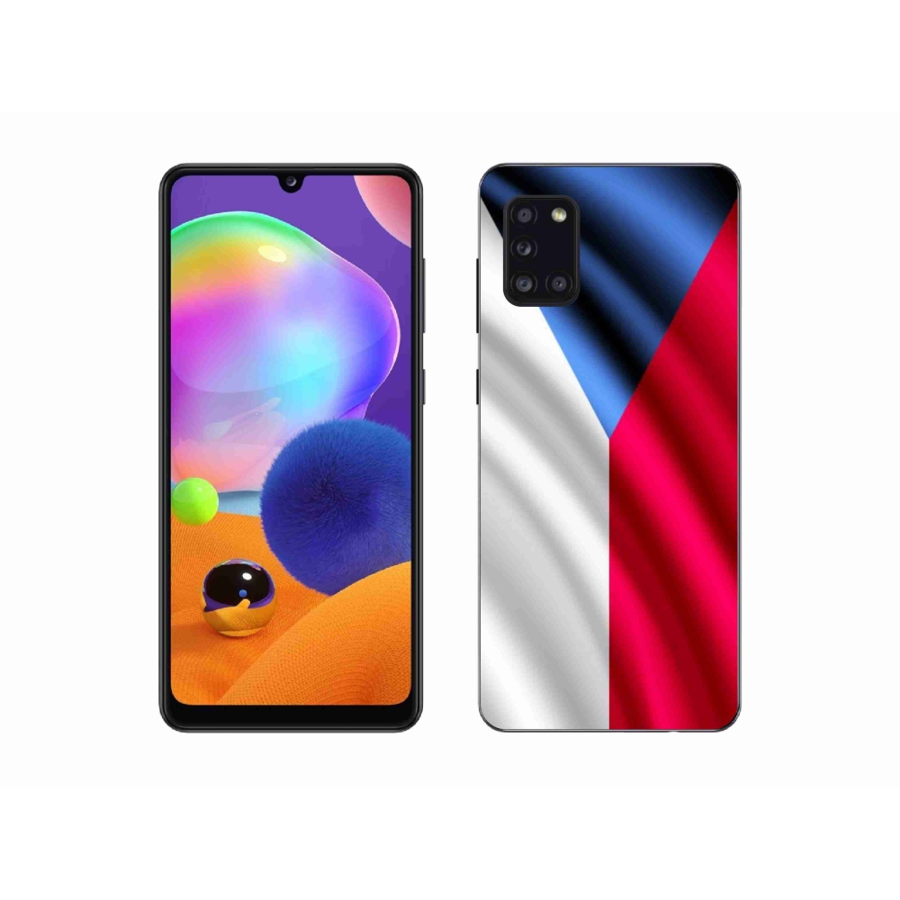 Gél borítás mmCase Samsung Galaxy A31 - cseh zászlóhoz