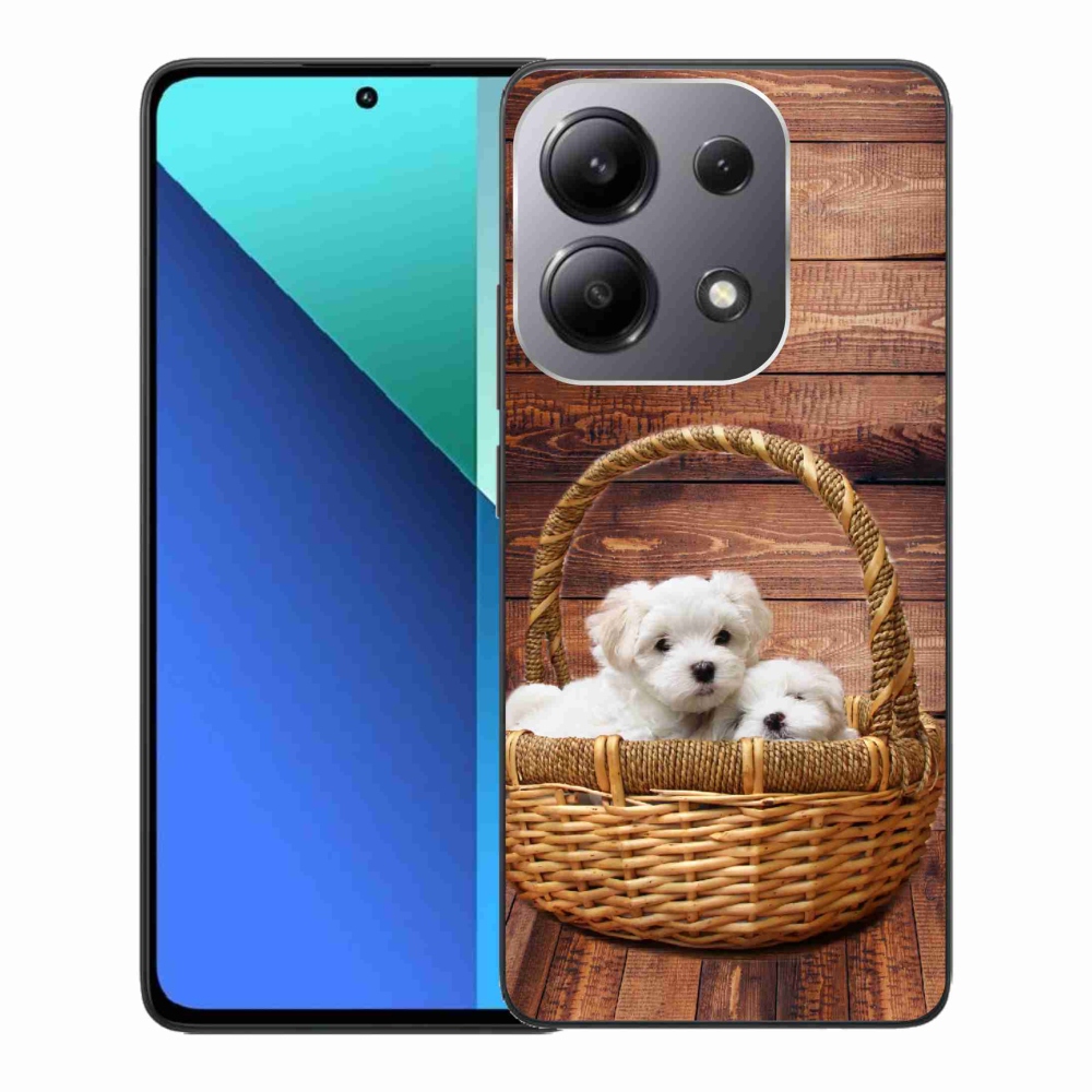 Gél borító mmCase a Xiaomi Redmi Note 13-hoz - kölyökkutyák
