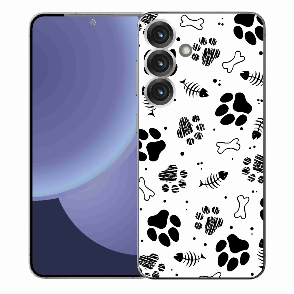 Zselés borítás mmCase Samsung Galaxy S25+ - kutyamancsok 1