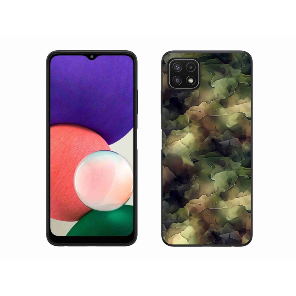 Gél védőhuzat mmCase Samsung Galaxy A22 5G - terepszínű minta 10