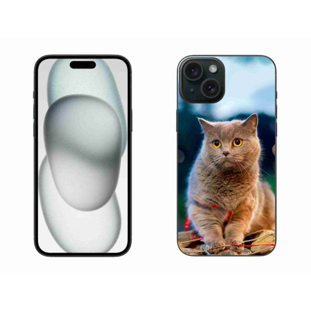 Gél védőburkolat mmCase iPhone 15 Plus készülékhez - Brit kék 2