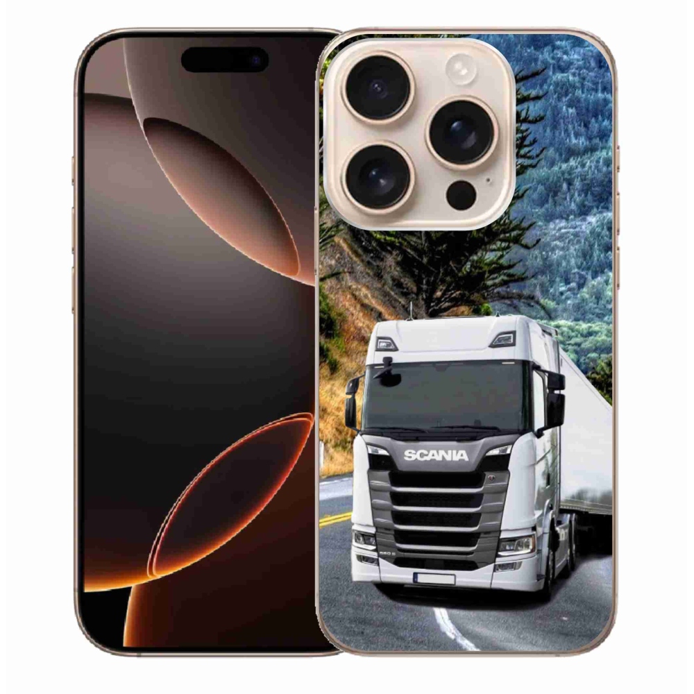 Zselés borítás mmCase iPhone 16 Pro Max készülékhez - teherautó 1