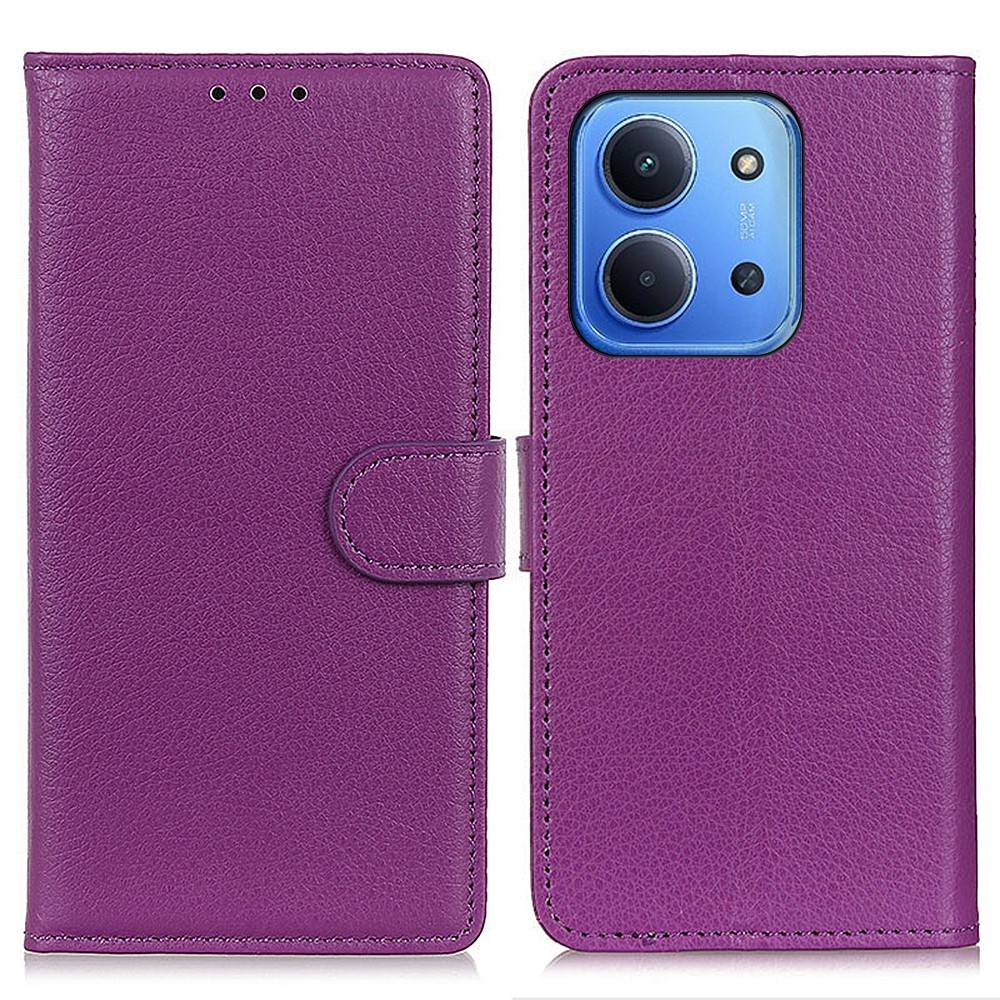 Litchie könyvtáska Xiaomi Redmi 15C 4G/5G (173mm) - lila