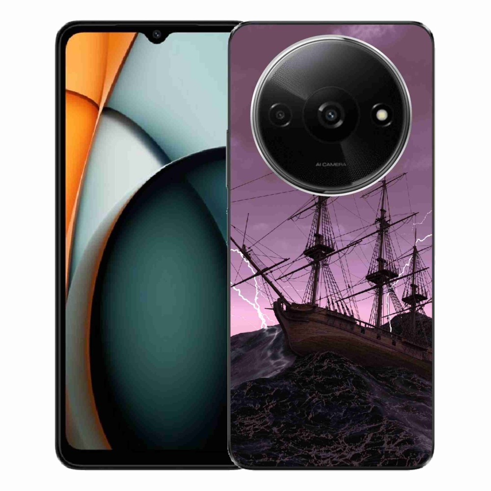 Gél borítás mmCase a Xiaomi Redmi A3-hoz - hajó a viharban