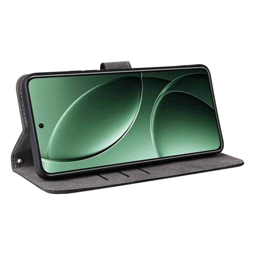 RFID könyvtáska a Xiaomi Poco F7 Pro 5G/Poco F7 Ultra 5G készülékhez - fekete