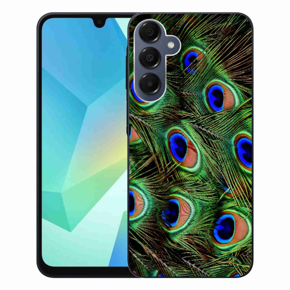 Zselés borítás mmCase Samsung Galaxy A16 4G/5G készülékhez - pávatoll