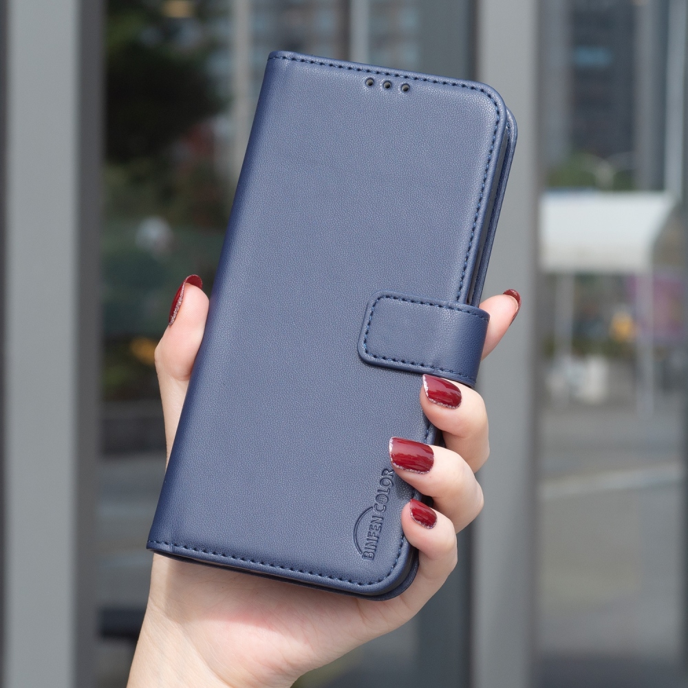 BNF könyvtáska iPhone 17 Air készülékhez - kék