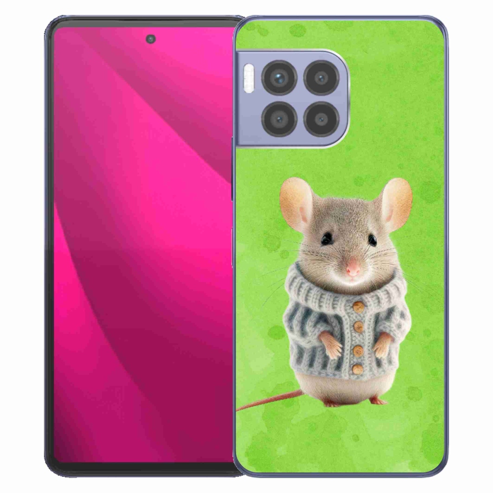 Zselés borítás mmCase a T-Mobile T Phone 2 Pro telefonhoz - egér pulóverben