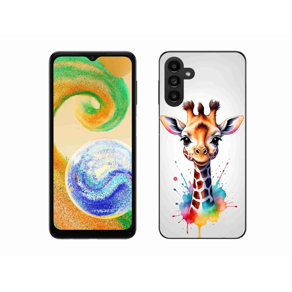 Zselés borítás mmCase Samsung Galaxy A04s (164.7x76.7x9.1mm) - zsiráf 1