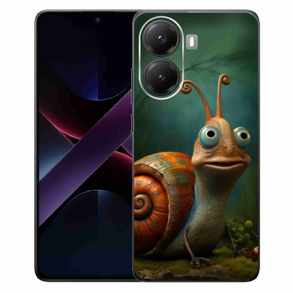 Gél borítás mmCase a Xiaomi Poco X7 Pro 5G-hez - csiga