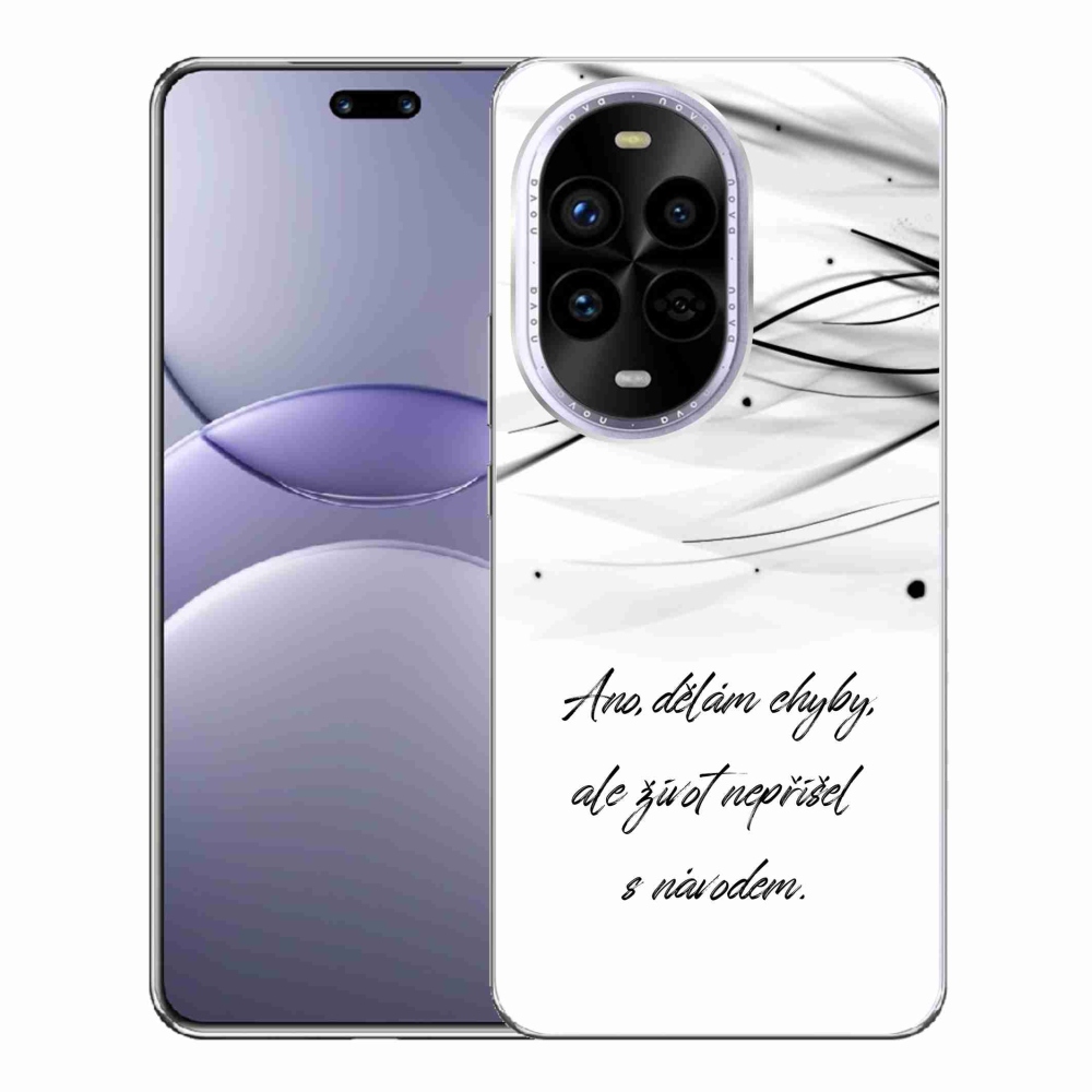 Gél borítás mmCase a Huawei Nova 13 Pro 5G-n - idézem fehér háttérrel