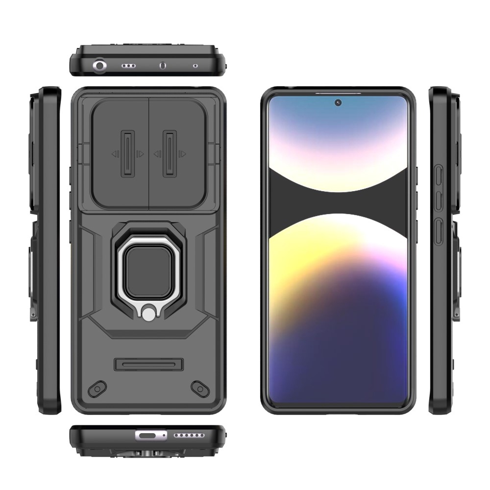 Lencseálló borítás Xiaomi Redmi Note 14 Pro készülékhez - fekete