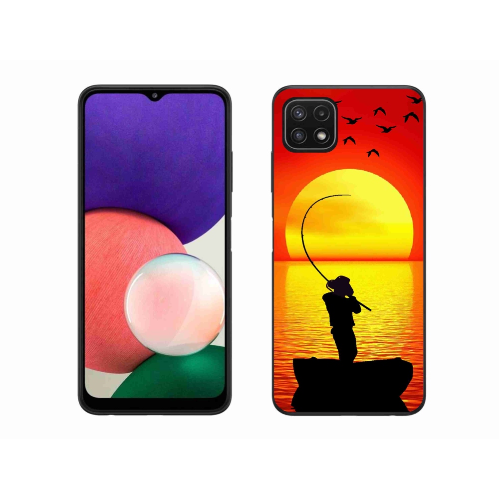 Zselés borítás mmCase Samsung Galaxy A22 5G - halászat