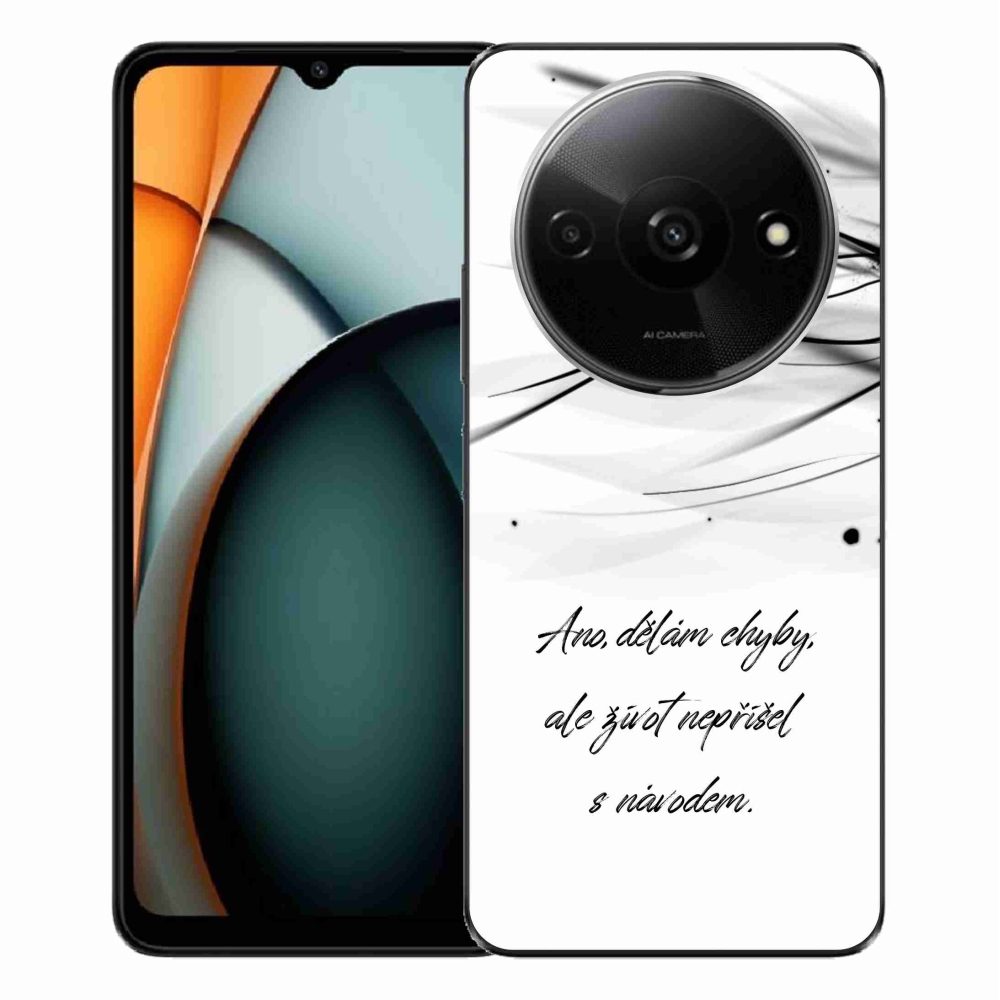 Gél borítás mmCase a Xiaomi Redmi A3-hoz - idézem fehér háttér