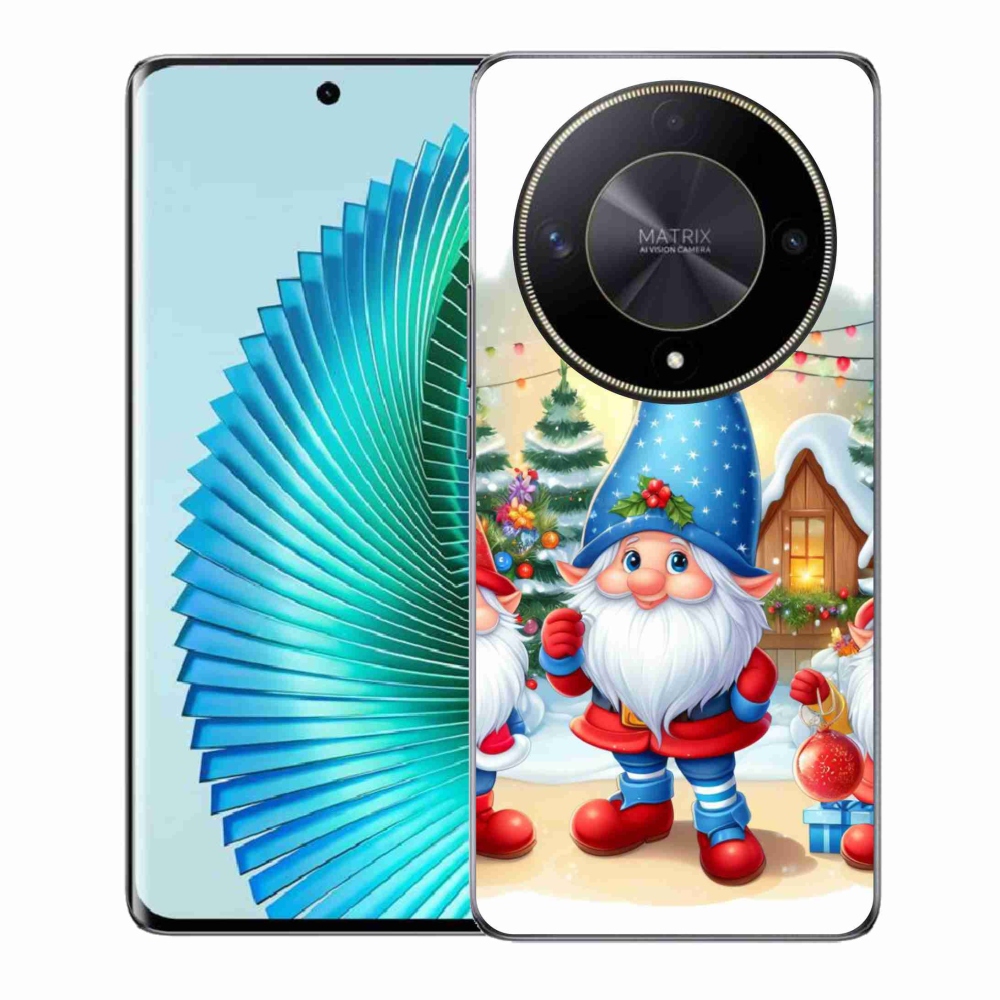 Gél borítás mmCase a Honor Magic 6 Lite 5G számára - Karácsonyi manók