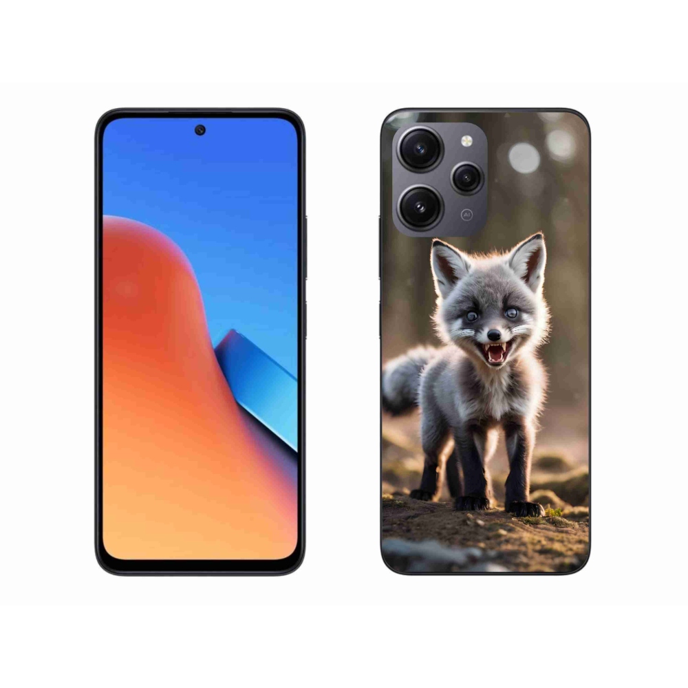 Gél borító mmCase a Xiaomi Redmi 12-hez - dühös róka