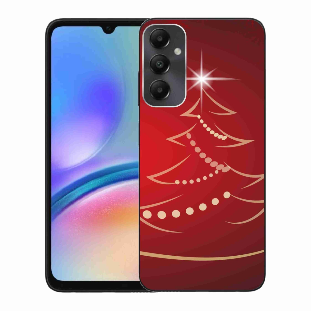 Gél borítás mmCase Samsung Galaxy A05s készülékhez - karácsonyfa karikatúra