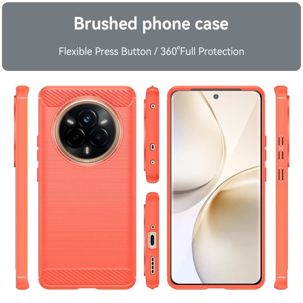 Szénálló zselés tok a Realme 14 Pro 5G készülékhez - piros