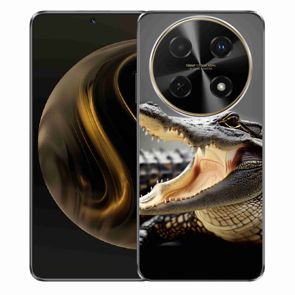 Gél borítás mmCase a Huawei Nova 12i készülékhez - krokodil