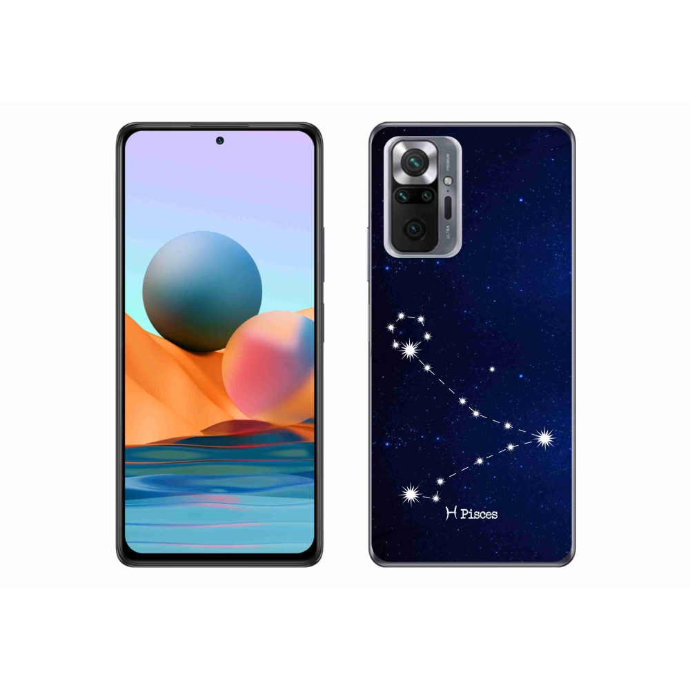Gél borítás mmCase a Xiaomi Redmi Note 10 Pro számára - csillagkép Halak