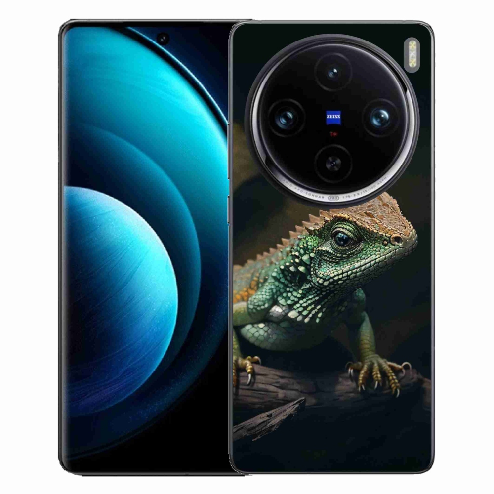 Zselés borítás mmCase a Vivo X100 Pro 5G készülékhez - gyík