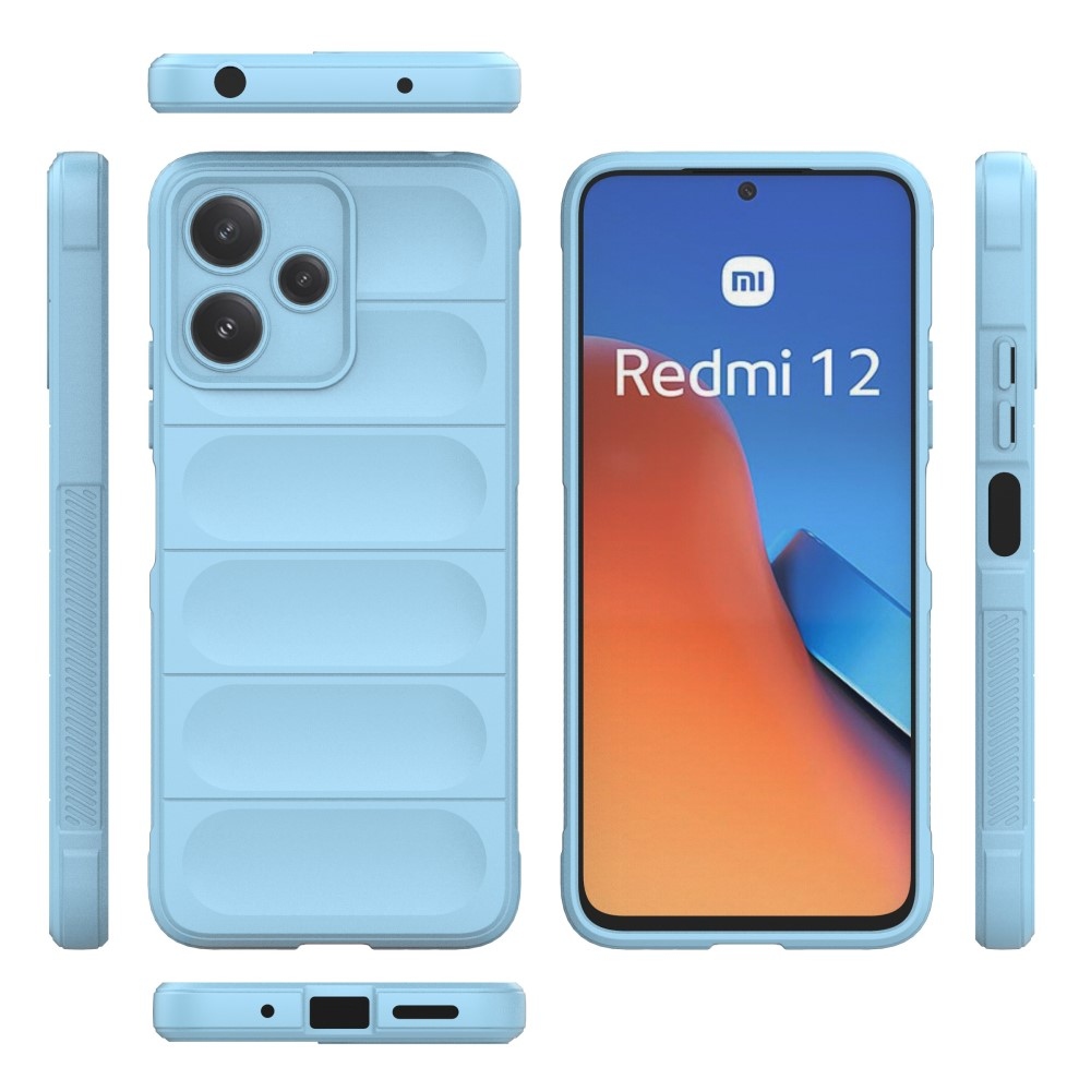 Rugg tartós zselés tok Xiaomi Redmi 12 5G - világoskék színben