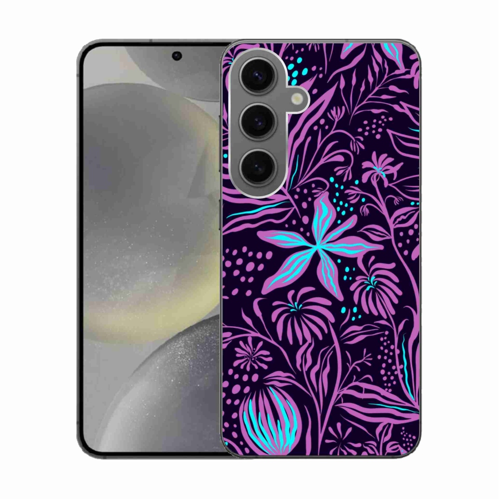 Zselés borítás mmCase Samsung Galaxy S24 - virágok 2