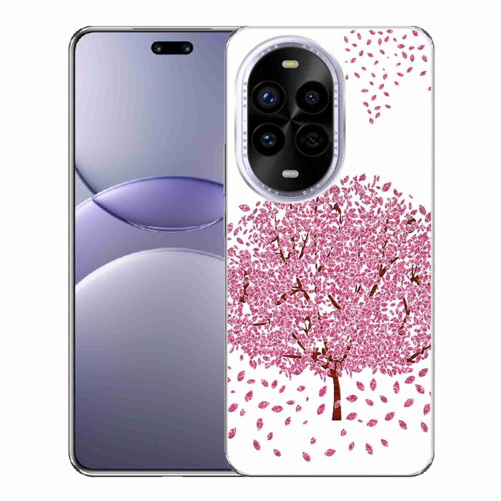 Gél borítás mmCase a Huawei Nova 13 Pro 5G számára - rajzfilmfa levelekkel