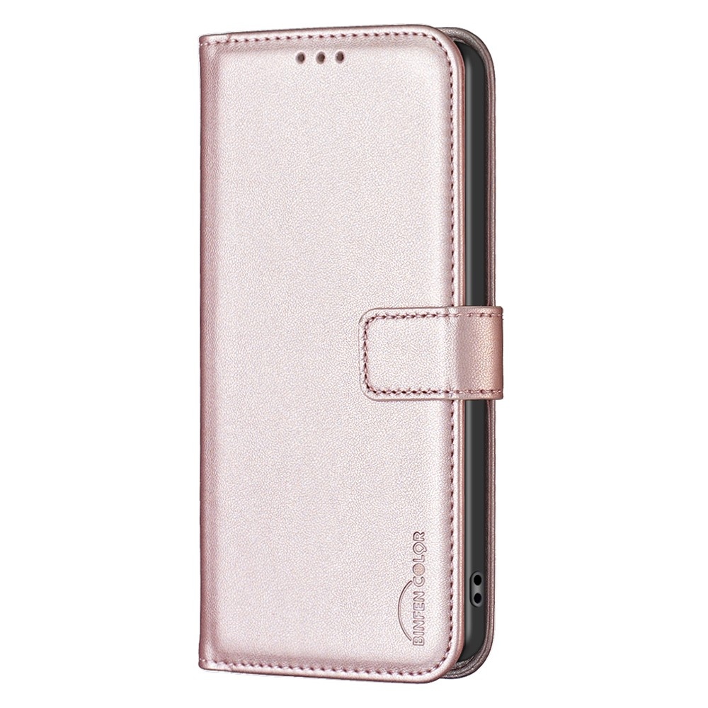 BNF könyv tok Samsung Galaxy S25 Edge készülékhez - rózsaarany