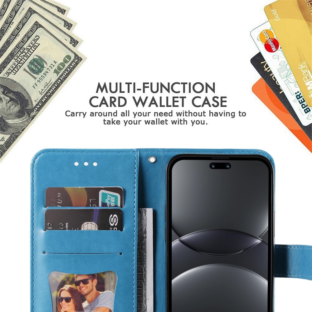 Mandala könyv tok a Huawei Nova 13 Pro 5G számára - kék