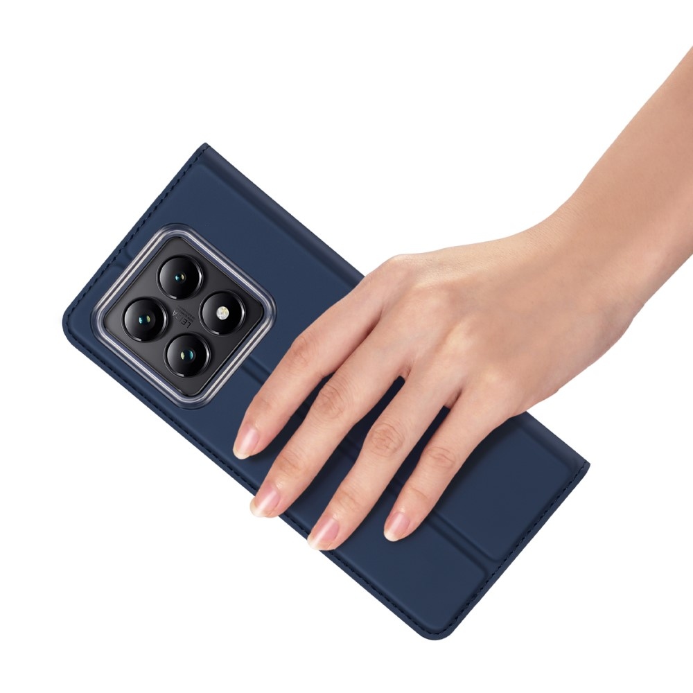DUX könyvtáska Xiaomi 14T-hez - sötétkék